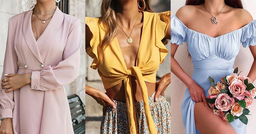 Fashion colors spring-summer 2022: aliexpress clothes list