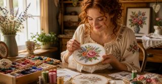 Embroidery Kits from AliExpress: Cross Stitch, Punch Needle &amp; Ribbon Embroidery